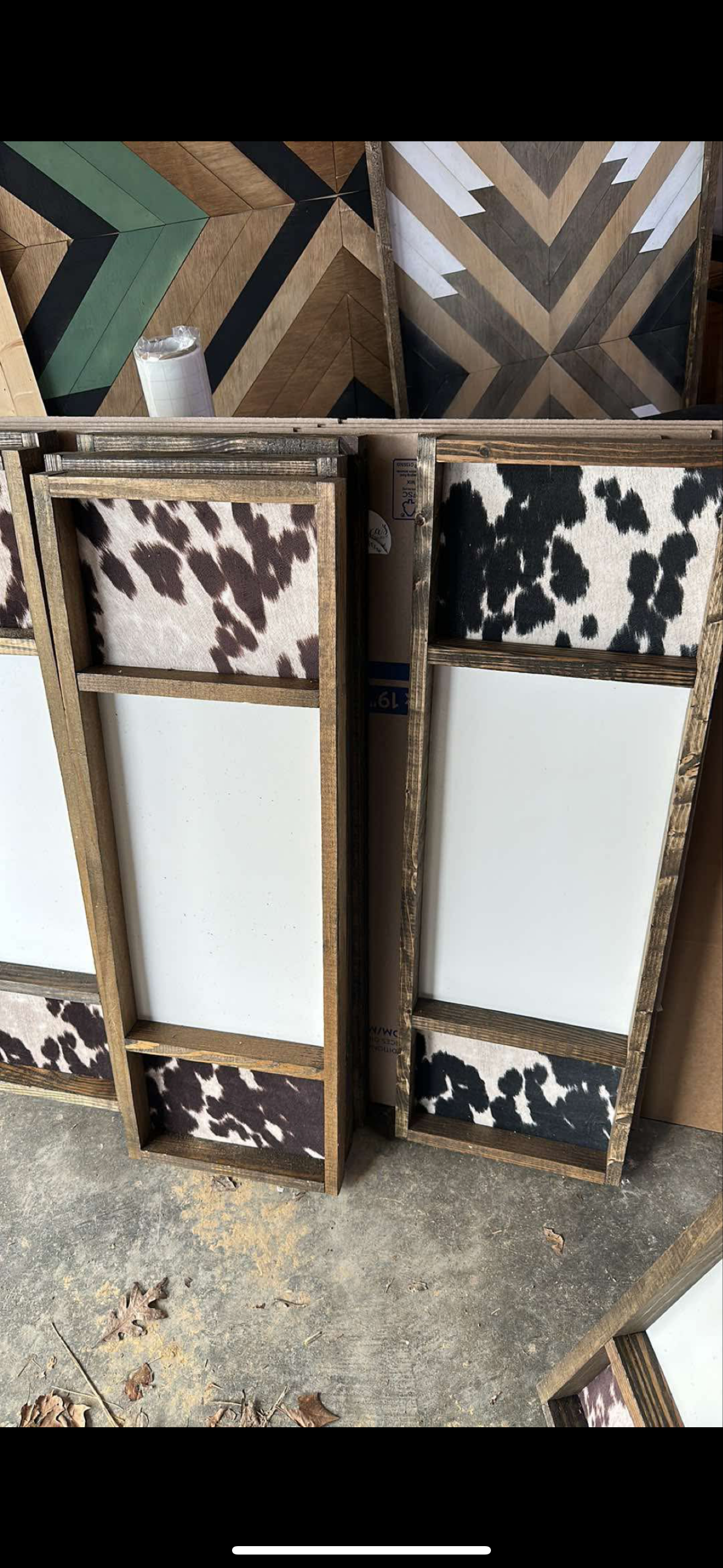 Cowhide sign