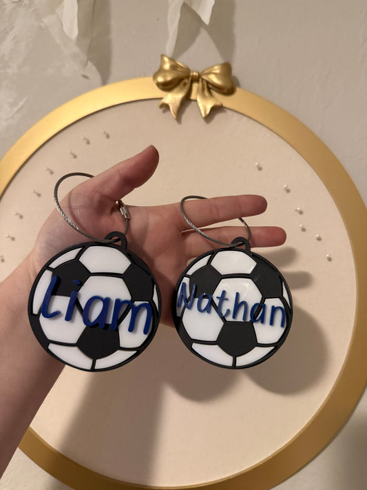 Sports bag tags
