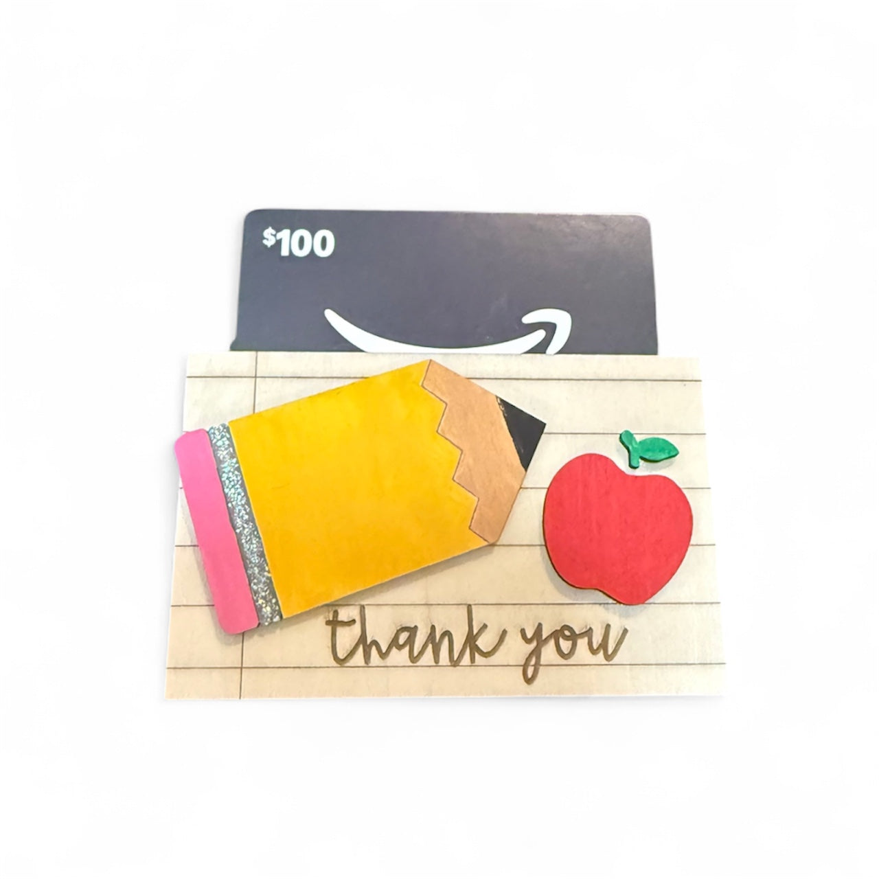 Pencil Apple gift card holders