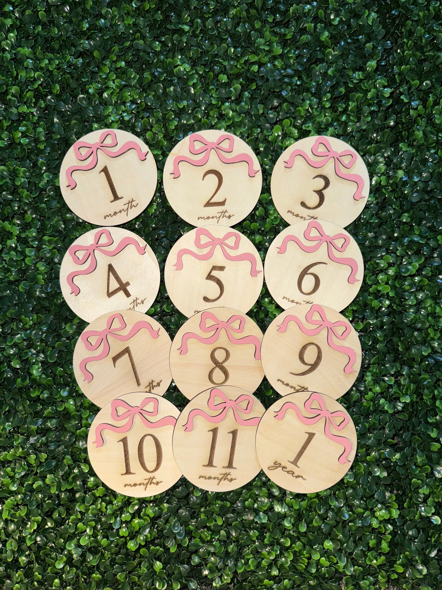 Coquette bow milestone